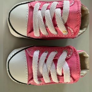 Pink Baby Converse Shoes